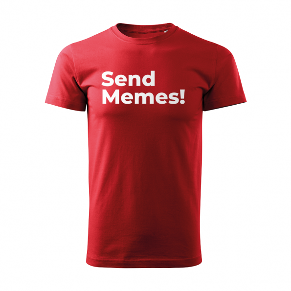 ID0127 – vtipne – Send_memes – tricko_panske_cervena
