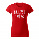 ID0128 – vtipne – najlepsie_tricko – tricko_damske_cervena