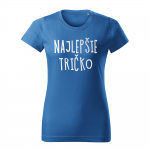 ID0128 – vtipne – najlepsie_tricko – tricko_damske_cervena